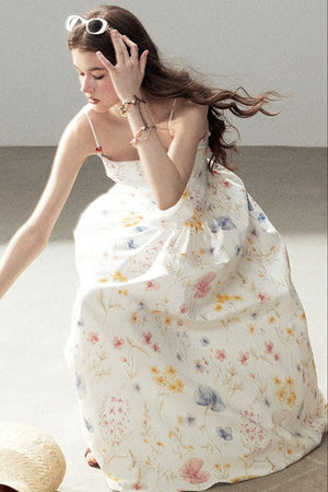Unfinished Bloom Floral Dress
