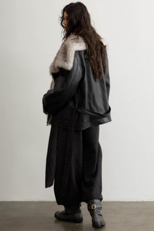 Unisex Urban Fur Collar Jacket