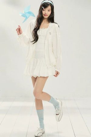 UPF50 Pleated Two-Piece Skirt Set-Up