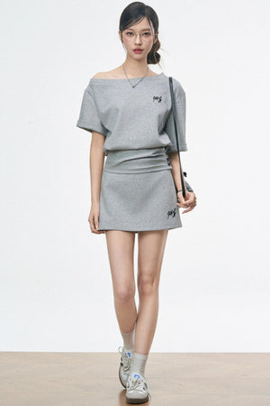 Urban Casual High Rise Skirt Set-Up