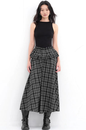 V-Lace Patchwork A-Line Dress