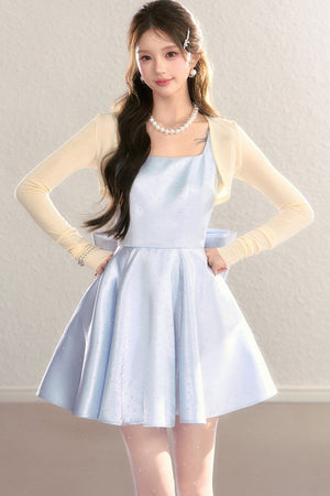 V-Neck Acetate Knit Cardigan