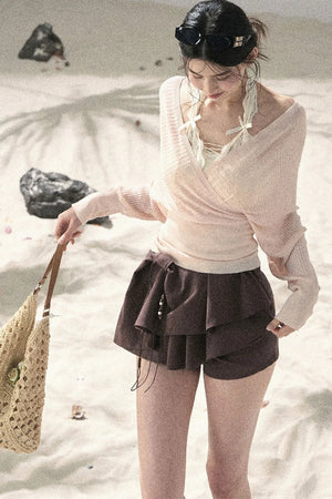 V-Neck Dopamine Sun Protection Top Set-Up