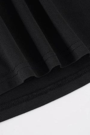 V-Neck Hollow-Out Long-Sleeve Top