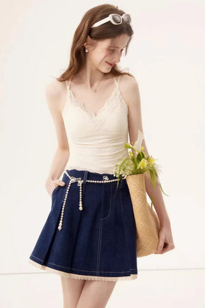 V-Neck Lace Camisole Top