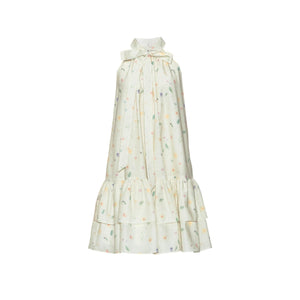 Vacation Floral Bow Dress