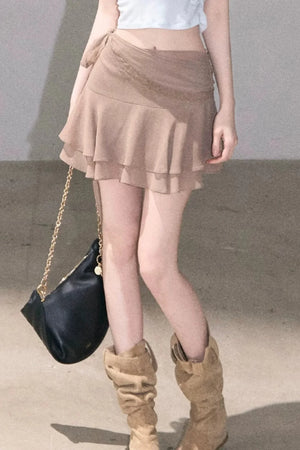 Valley Lace Trim Skirt