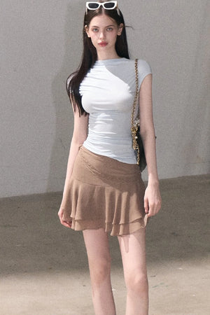 Valley Lace Trim Skirt