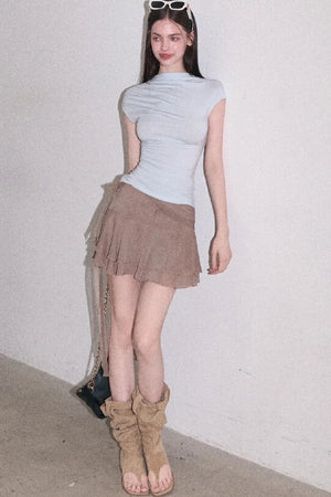 Valley Lace Trim Skirt
