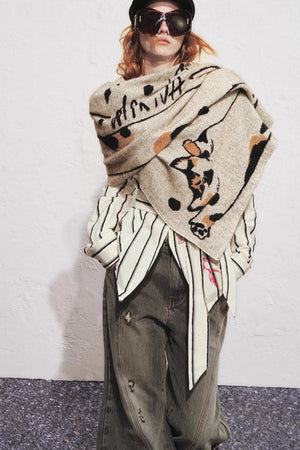Velvet Knit Scarf