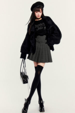 Velvet Non-Slip Over-the-Knee Socks