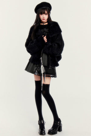 Velvet Non-Slip Over-the-Knee Socks