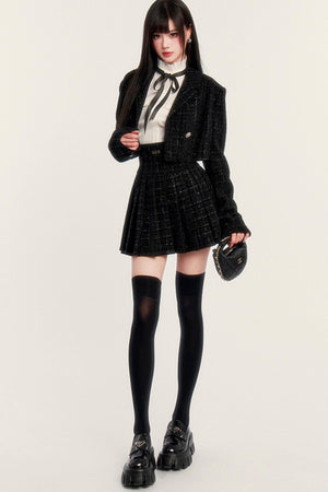 Velvet Non-Slip Over-the-Knee Socks