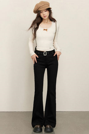 Velvet Ribbon Shirt