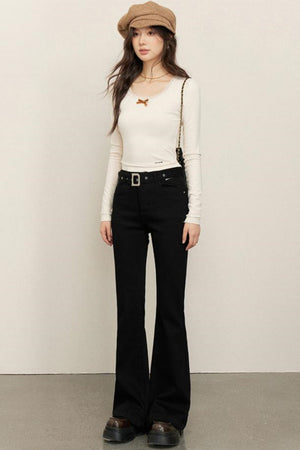 Velvet Ribbon Shirt