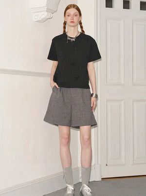 Versatile Bow Hot Diamond T-Shirt