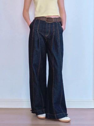 Versatile Casual Loose Denim Pants