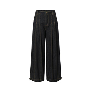 Versatile Casual Loose Denim Pants