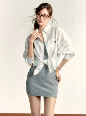 Versatile Knitted Slip Dress