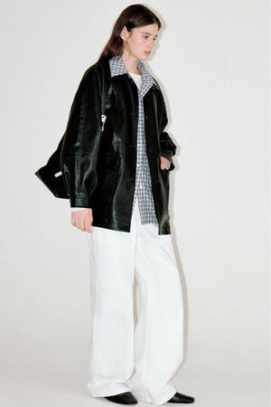 Versatile Retro Leather Jacket