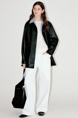 Versatile Retro Leather Jacket