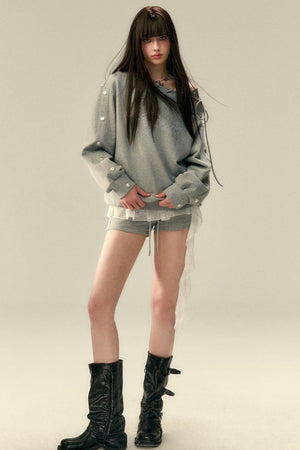 Versatile Skinny Streetwear Babes Top Set-Up