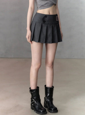 Versatile Sporty Pleated Skirt