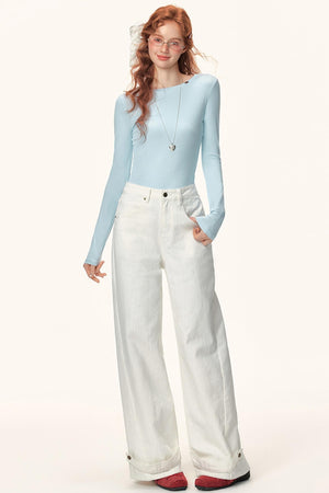 Versatile Winter Denim Pants