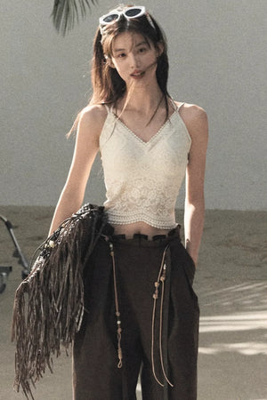 Vine Lace Camisole Vest