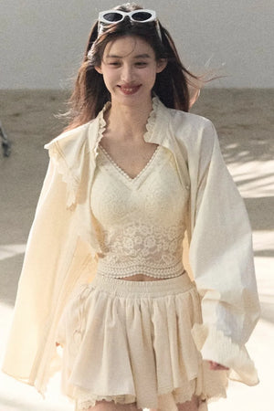 Vine Lace Camisole Vest