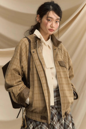 Vintage Bow Strap Striped Shirt