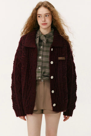 Vintage Cable Knit Sweater