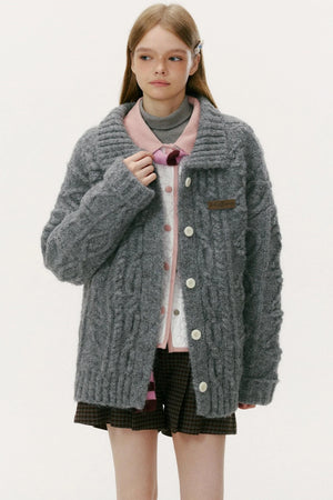 Vintage Cable Knit Sweater