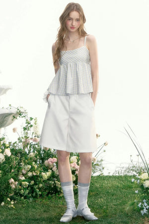 Vintage Check Slim Cami Top