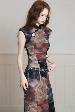 Vintage Chinese Cheongsam Dress