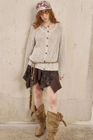 Vintage Crocheted Cardigan