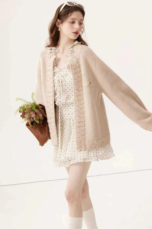 Vintage Embroidered Wool Cardigan