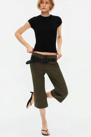 Vintage Exposed Seam Flared Jeans
