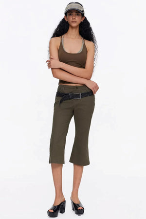 Vintage Exposed Seam Flared Jeans