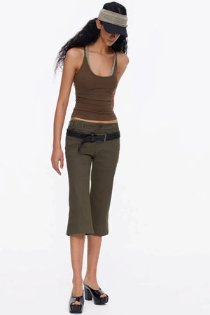 Vintage Exposed Seam Flared Jeans