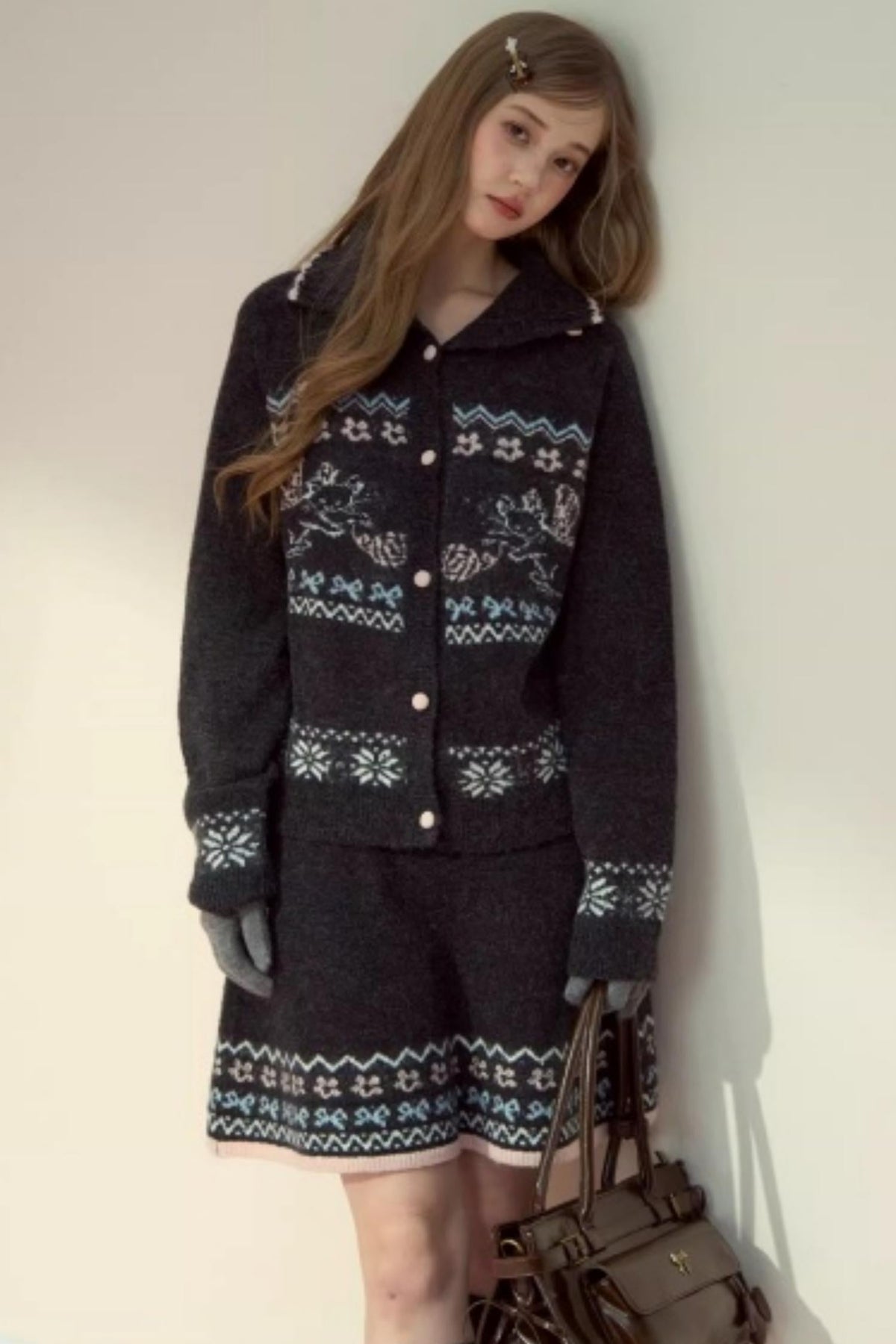 Vintage Fair Island Knitted Sweater Set-Up