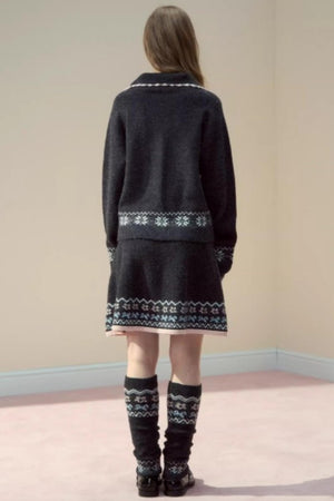 Vintage Fair Island Knitted Sweater Set-Up