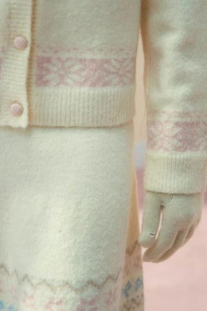 Vintage Fair Island Knitted Sweater Set-Up