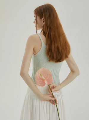 Vintage French Crochet Vest Top