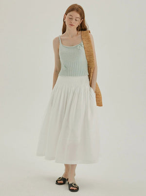 Vintage French Crochet Vest Top
