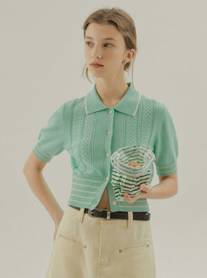 Vintage French Thin Sweater Top