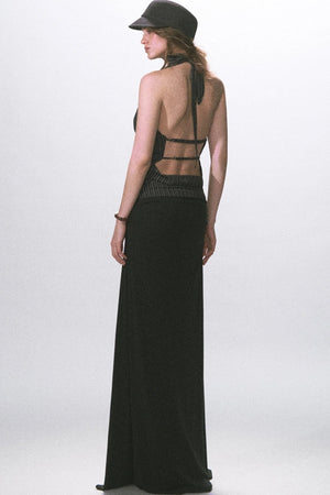 Vintage Halter Neck Tank Top