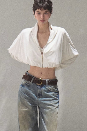 Vintage Hand-Painted Jeans Set