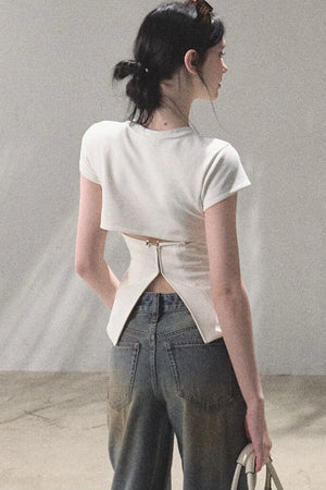 Vintage Hand-Painted Jeans Set