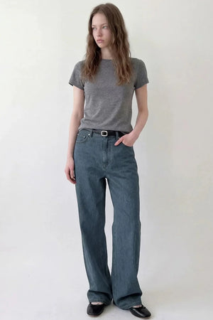 Vintage High-Waisted Denim Pants